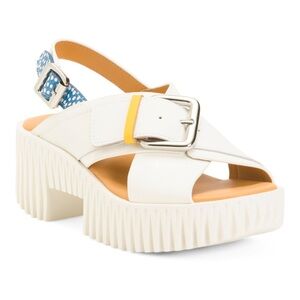 PLIA JUNO SANDAL 4CCCCees-size 40 NEW IN BOX